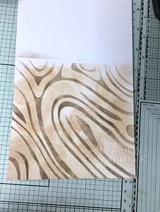 wood grain stencil finish