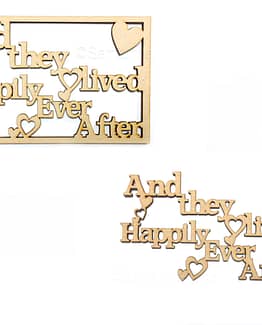 happily ever after quote mdf both