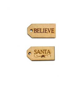 santa and believe tag