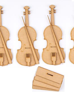 violins standing 4 pack