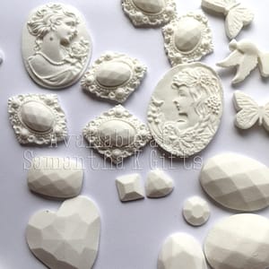 paperclay embellishments jewels