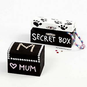 decorated box mothers day project pic