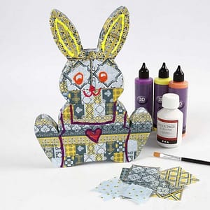 bunny project decoupage pic
